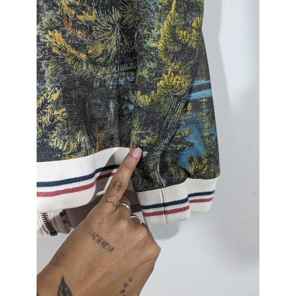 Scotch & Soda Super Jacket Kids Sz 10 Nature Full Zip Bomber Varsity - Picture 9 of 11